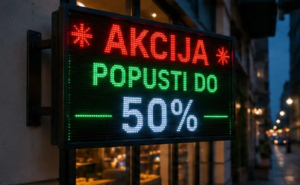 LED displej reklame za lokale, prodavnice i poslovne prostore