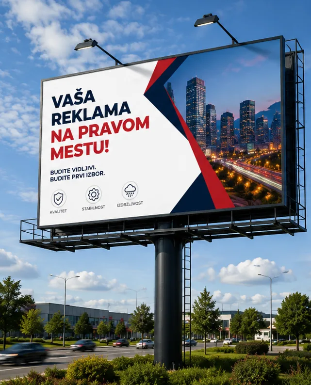 Konstrukcija i štampa bilborda kao kompletan projekat