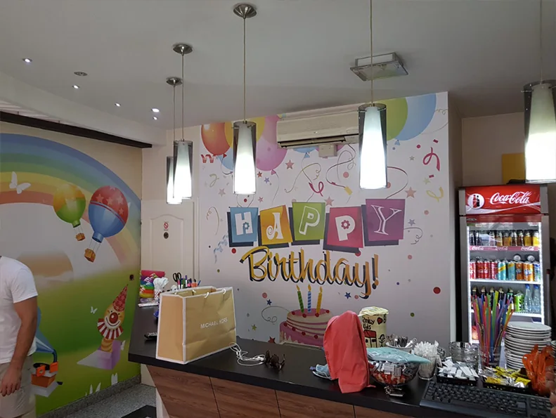 Happy Birthday zidna grafika - Foto tapete Elite Print