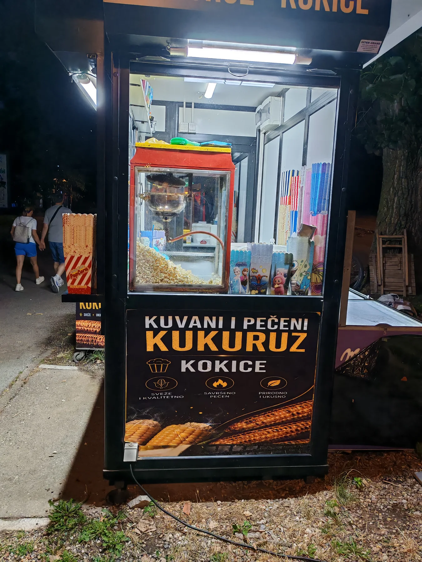 Brendiranje kioska za kukuruz i kokice - Brendiranje prodajnih mesta Elite Print
