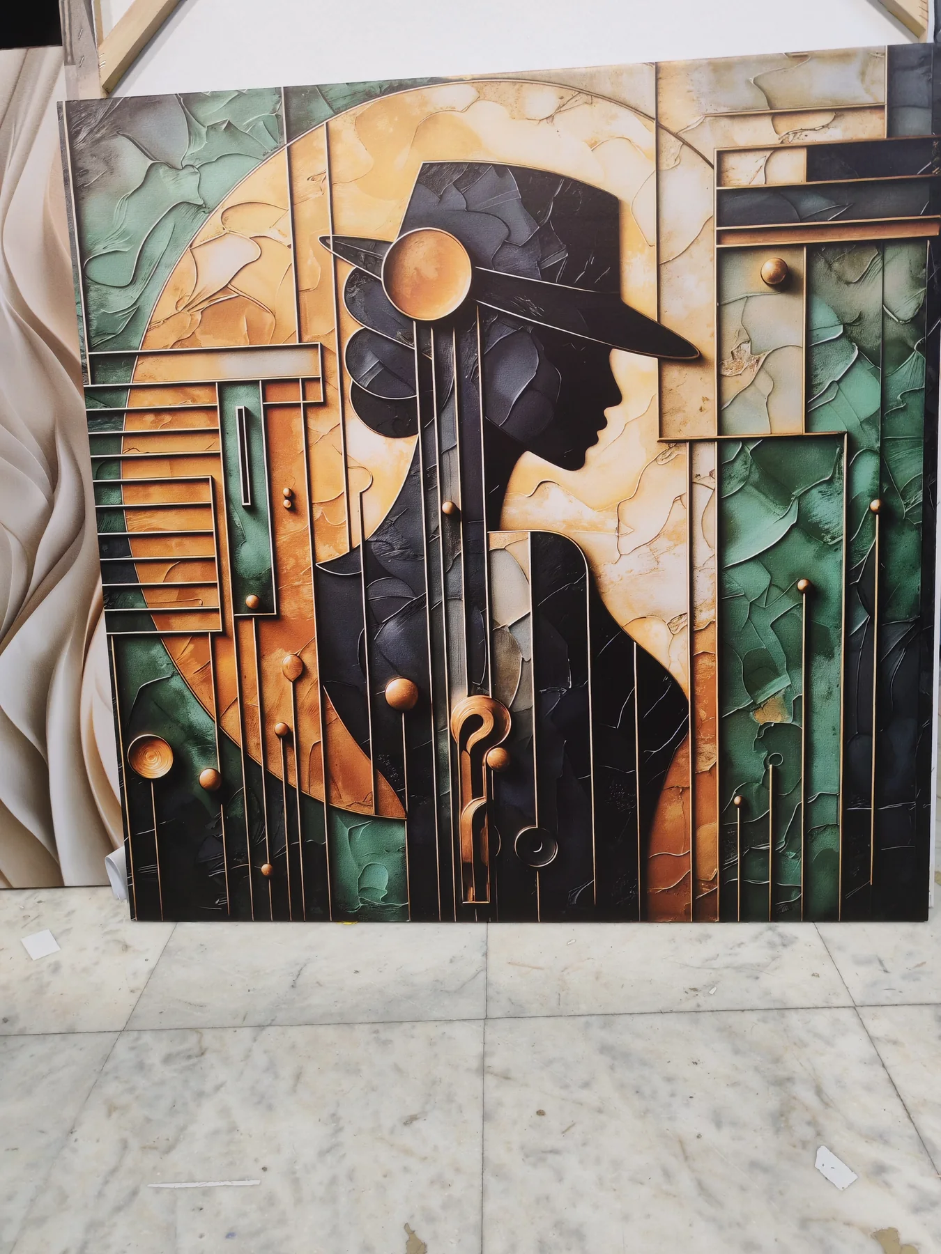 Slika na platnu art deco motiv - Štampa na platnu Elite Print